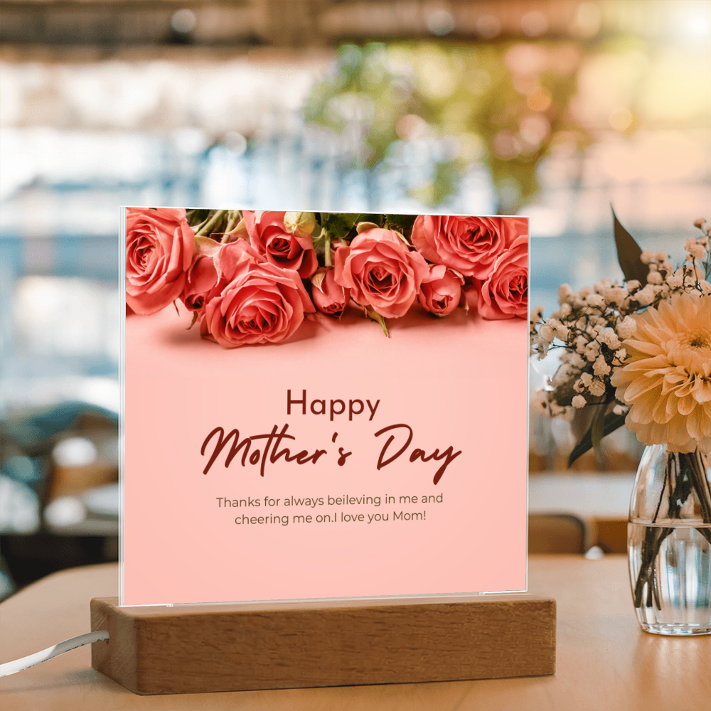 Mother's Day Square Acrylic Plaque