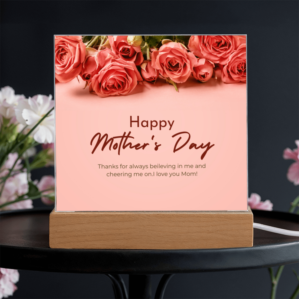 Mother's Day Square Acrylic Plaque