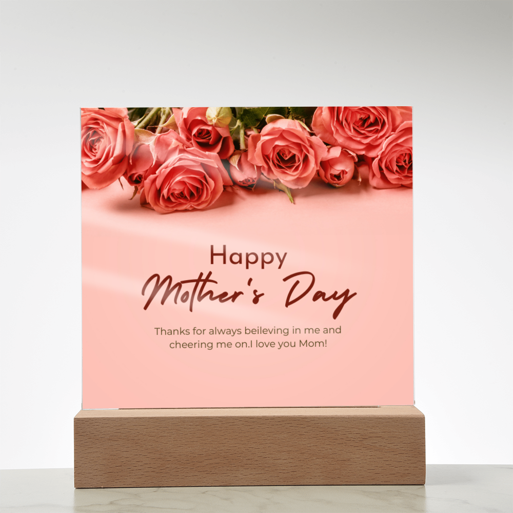 Mother's Day Square Acrylic Plaque