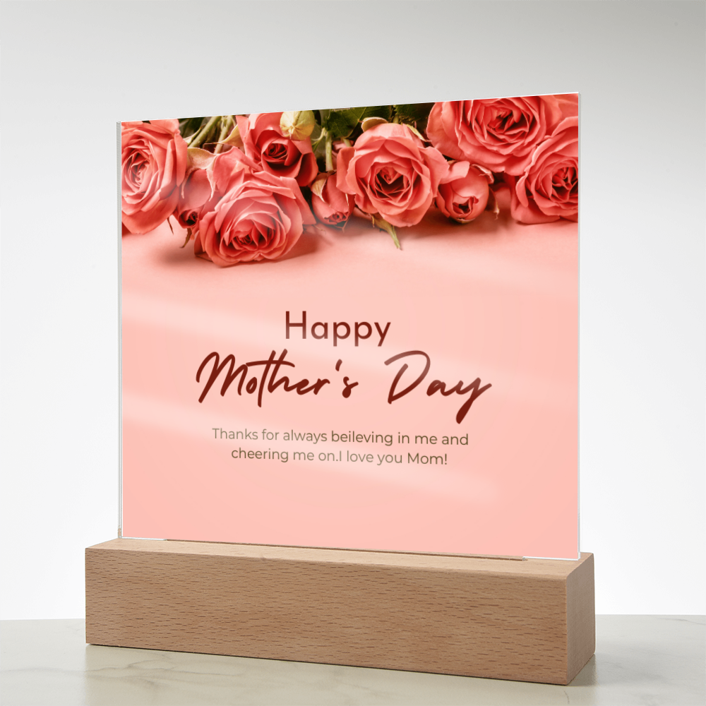 Mother's Day Square Acrylic Plaque