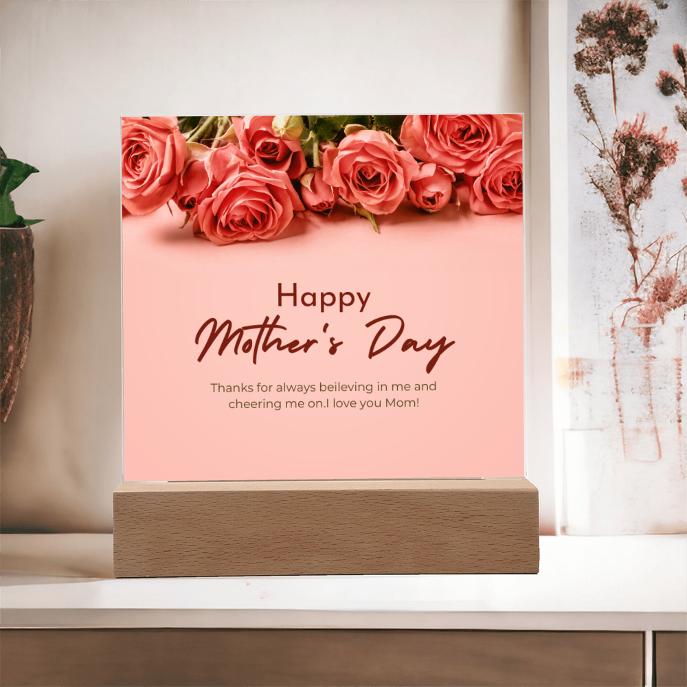 Mother's Day Square Acrylic Plaque