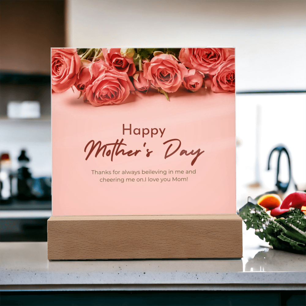 Mother's Day Square Acrylic Plaque
