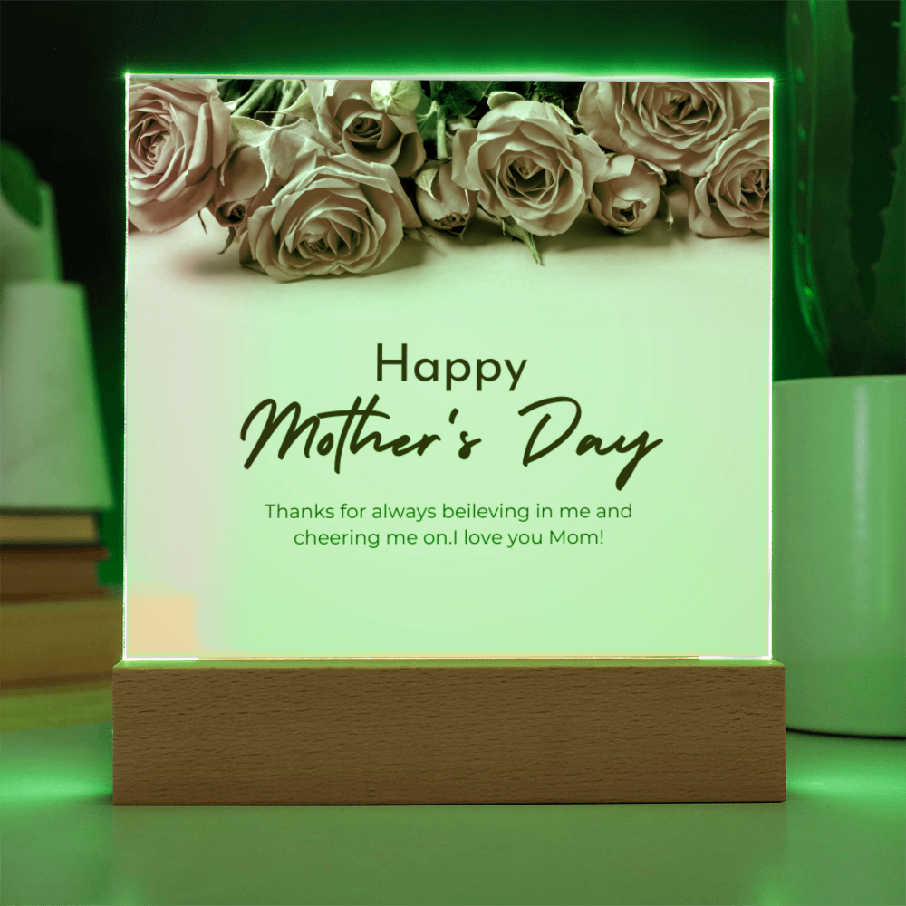 Mother's Day Square Acrylic Plaque