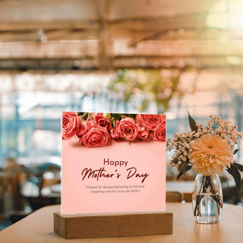 Mother's Day Square Acrylic Plaque