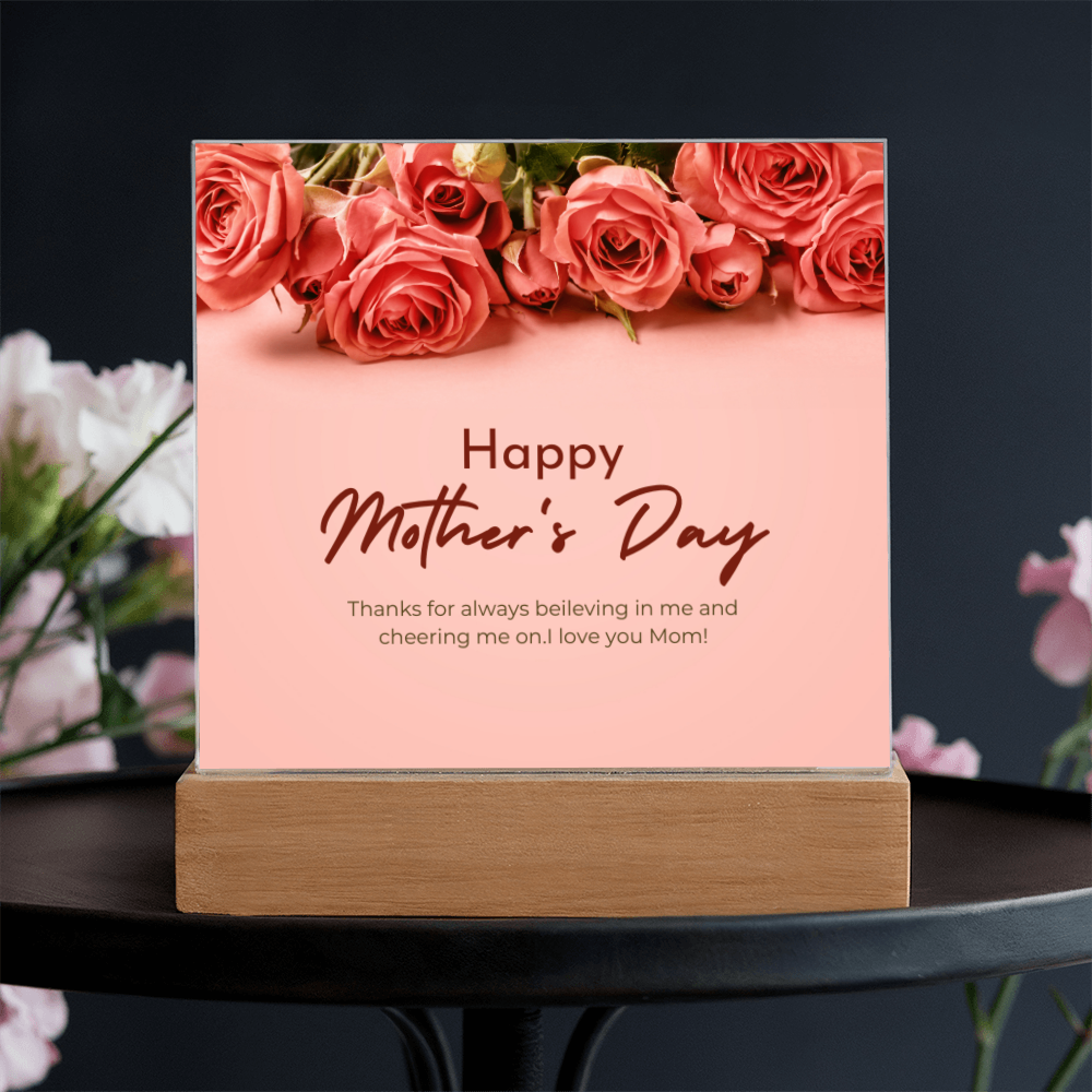 Mother's Day Square Acrylic Plaque