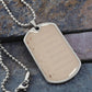 Personalized Military Chain To My Husband