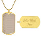 Personalized Military Chain To My Husband