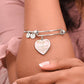 Heart Pendant Bangle Bracelet - My Grandmom