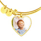 Heart Bangle Bracelet To My Mother