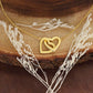 Happy Mother's Day Interlocking Hearts necklace