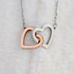 Happy Mother's Day Interlocking Hearts necklace
