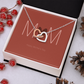 Happy Mother's Day Interlocking Hearts necklace