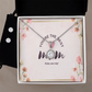 Mother' Day Gift Set Eternal Hope Necklace and Cubic Zirconia Earring Set