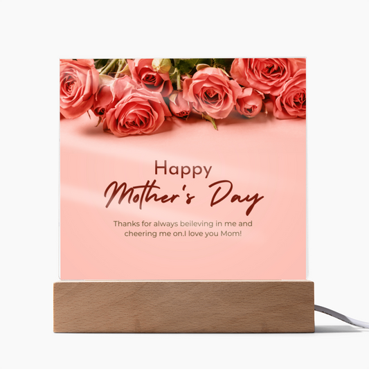 Mother's Day Square Acrylic Plaque