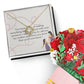 Mother Love Knot Necklace and Sweetest Devotion Bouquet